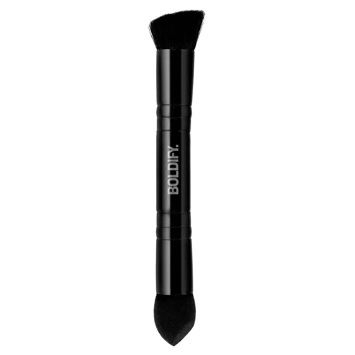 BOLDIFY Dual-Ended Hairline Powder Brush - Precision Hair Makeup Brush Set with Sponge Tip for Seamless Blending - Ideal as a Hair Concealer Brush, Hair Contour Brush, Root Touch Up