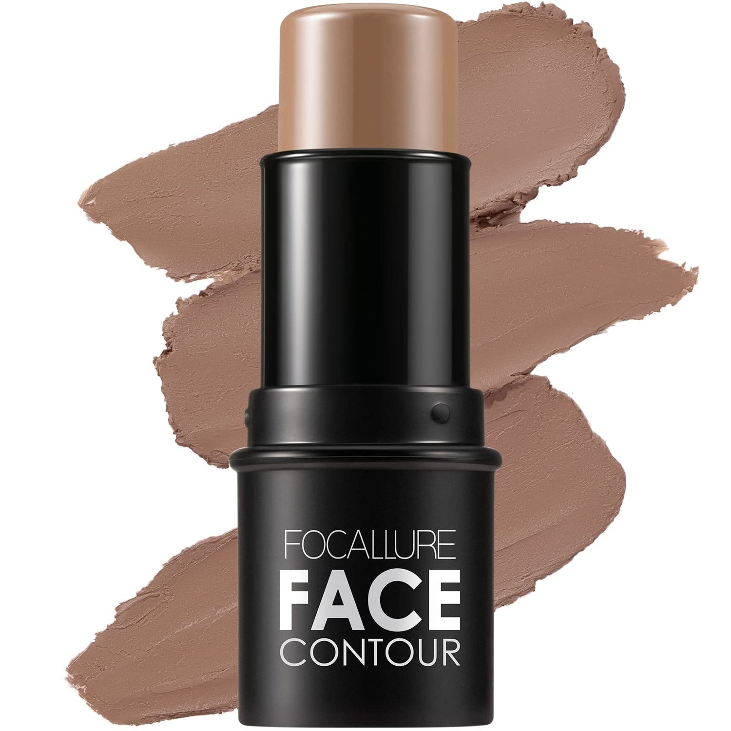 FOCALLURE Cream Contour Stick, Matte Bronzer Stick, Professional Face Shaping &amp; Contouring Stick Makeup, Easy to Apply with Buildable Coverage, Long Lasting &amp; Sweatproof, MOCHA