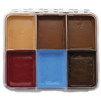 Graftobian FX Aire Alcohol Activated Palette - SFX Makeup (Tattoo Cover 2 - Dark)