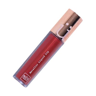 M2U NYC Metallic Liquid Lipstick, Long Lasting High Impact Color, Metallic Liquid Lips, Lipstick for Women, Metallic Ink Lipstick, Lip Stick (Red -Empire State)