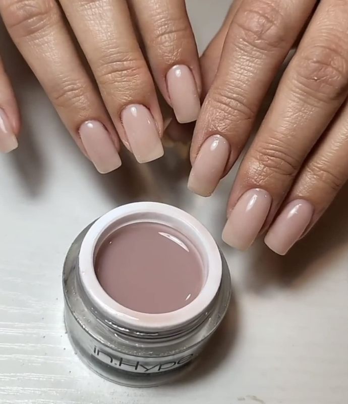 IN.HYPE UVLED Camouflage Builder Gel for Nail ExtensionStrengthening (Cool Nude #32)
