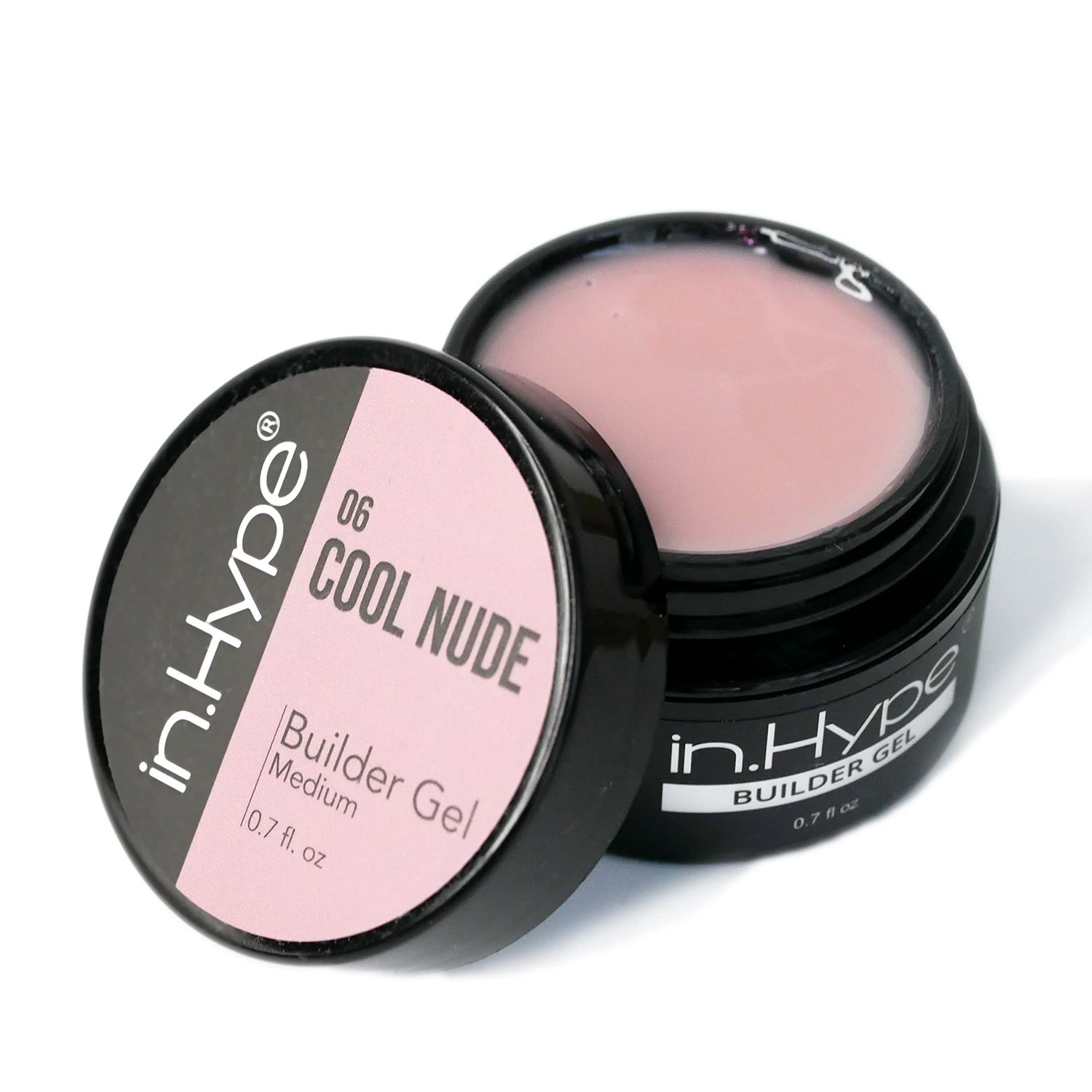 IN.HYPE UVLED Camouflage Builder Gel for Nail ExtensionStrengthening (Cool Nude #32)