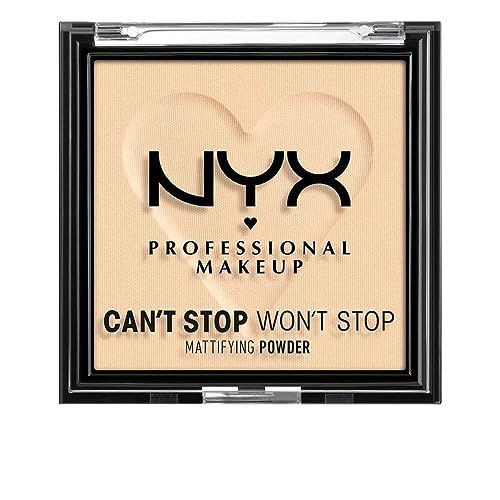 NYX PROFESSIONAL MAKEUP Can&#39;t Stop Won&#39;t Stop Mattifying Pressed Powder - Light