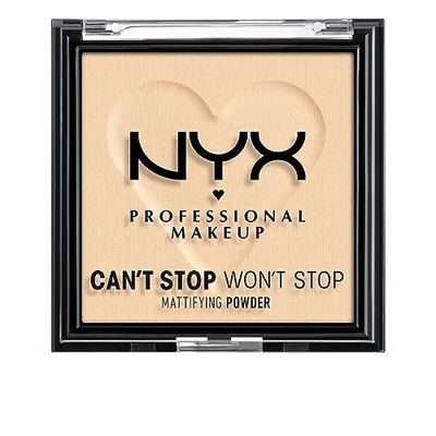 NYX PROFESSIONAL MAKEUP Can&#39;t Stop Won&#39;t Stop Mattifying Pressed Powder - Light