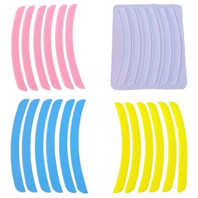 Silicone Ribbon Lash Lift Ribbons Reusable Eyelash Perm Stripe Cover Lami-Lamination eyelash Lifting Compensator 12 pairs Tapes Set Eyelashes On the Lash Perm Shield Rod firmly Neon Colors