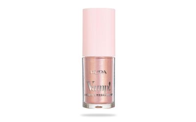 Pupa Milano Vamp! Liquid Eyeshadow - Shimmer Finish, Ultra-Adherent, and Lightweight - Ophthalmologically Tested - 002 Golden Rose - 0.13 oz