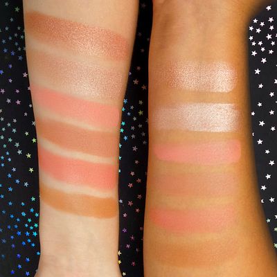 Face Palette - Fearless by Rude Cosmetics for Women - 0.634 oz Makeup