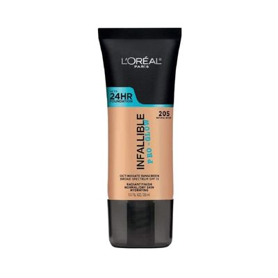 L&#39;Oreal Paris Makeup Infallible Up to 24HR Pro-Glow Foundation, Natural Beige, 1 fl oz.