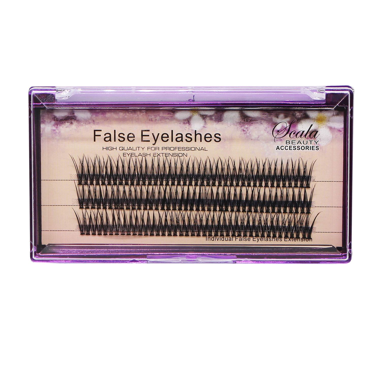 Bodermincer 120pcs D Curl 12D Fish Tail Lash Clusters Natural Soft Long PBT Mink False Eyelashes Individual Lashes Handmade Fake Eyelashes Extension (14mm)