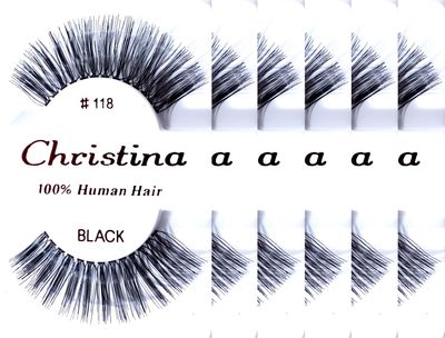6packs Eyelashes - 118 by Christina