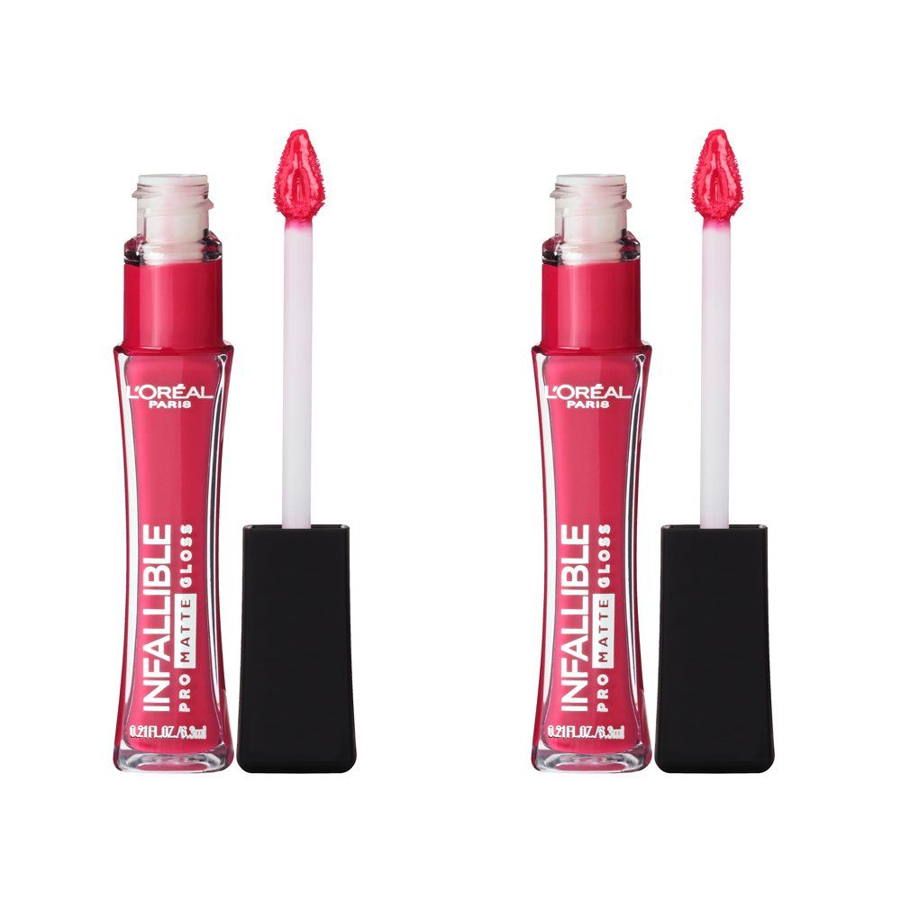 L&#39;Oral Paris Infallible Lip Pro Matte Gloss, Aphrodite Kiss, 2 Count
