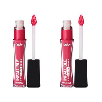 L&#39;Oral Paris Infallible Lip Pro Matte Gloss, Aphrodite Kiss, 2 Count