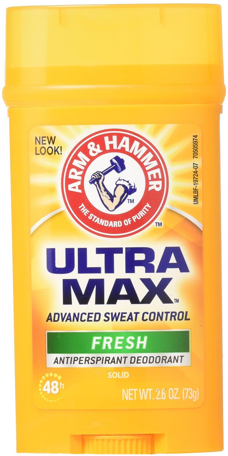Arm &amp; Hammer Ultra Max Fresh Scent Solid Antiperspirant Deodorant 2.6 oz (Pack of 6)