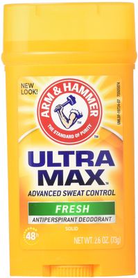 Arm &amp; Hammer Ultra Max Fresh Scent Solid Antiperspirant Deodorant 2.6 oz (Pack of 6)