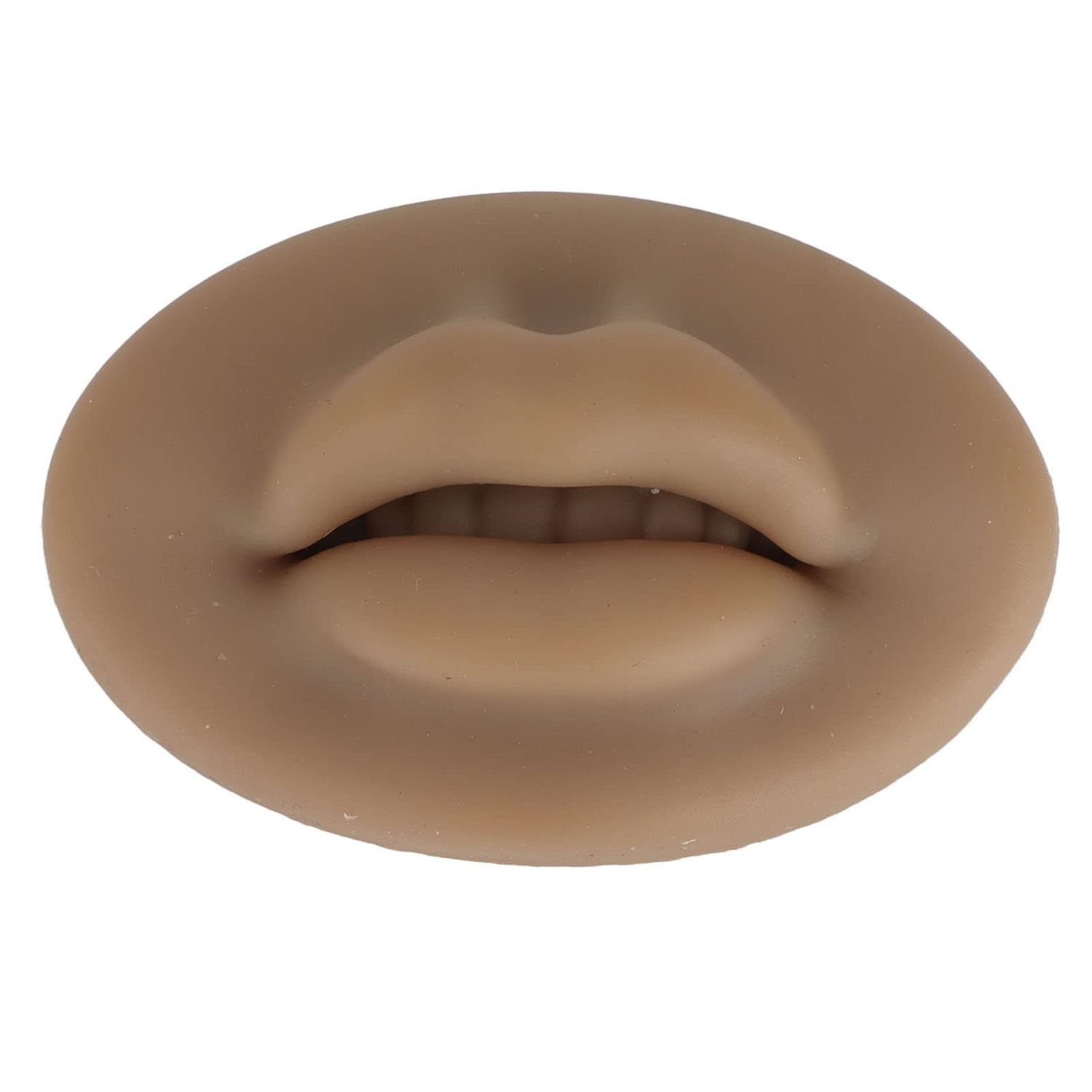 ZJchao Silicone Fake for Lips, 3d Lips Practice Semi Permanent Skin Fake Lips Fake Skin Lips Open Mouth Silicone Lips Model Microblading Practice Skin for Training Lips Makeup