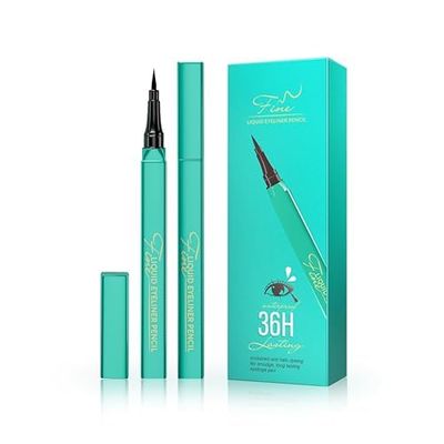 Liquid Eyeliner, Waterproof &amp; Long-Lasting Eyeliner Pen, Cruelty-Free &amp; Vegan, Quick Drying, Glides on Smoothly, Super Slim Precise All Day for Women (Black)