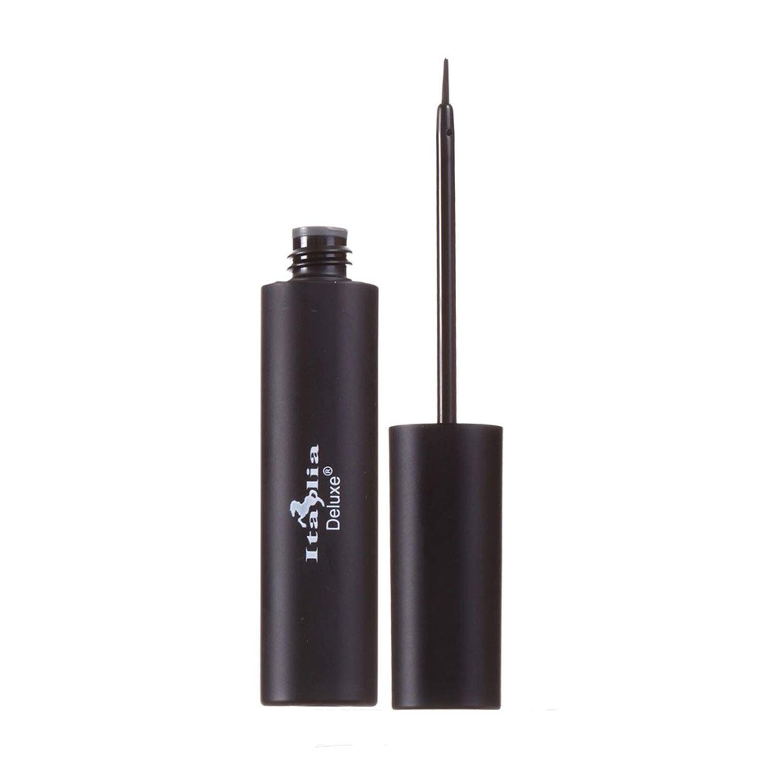 Italia-Deluxe Makeup 1 Classic Liquid Eyeliner 201 Matte Black Eye Liner Vitamin E  ZipBag