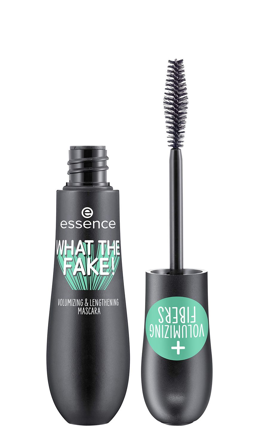 essence | What the Fake! Volumizing &amp; Lengthening Fiber Mascara | Paraben Free | Cruelty Free (Pack of 1)