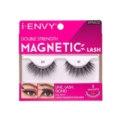KISS i Envy Magnetic Lashes Double Strength Reusable Lashes Easy To Apply, Everyday Wearable False Eyelashes Faux Mink #2