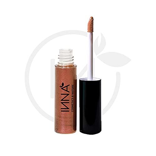 Inna Cosmetics &amp; Nature - 100% Natural Lip Gloss, Organic, Vegan, Gluten Free, Cruelty Free, non GMO, with Coconut Oil &amp; Shea Butter, Made in the USA, 0.18 oz (Ti Amo) (NUDE WITH ATTITUDE)