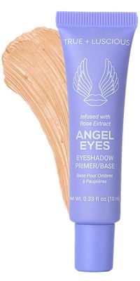 Angel Eyes Eyeshadow Primer by True  Luscious - Clean Formula with Rose Extracts - Vegan, Paraben Free, &amp; Cruelty Free Eye Primer - Great for Oily Lids &amp; Prevents Creasing - 0.33 oz (Shade Dark)