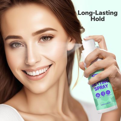 CharmCherry Makeup Setting Spray (4.06 Fl Oz), Dewy Finish Setting Spray for Makeup, Hydrating Makeup Setting Spray for Long Lasting Glow, Dewy Look Setting Spray for All Skin Types