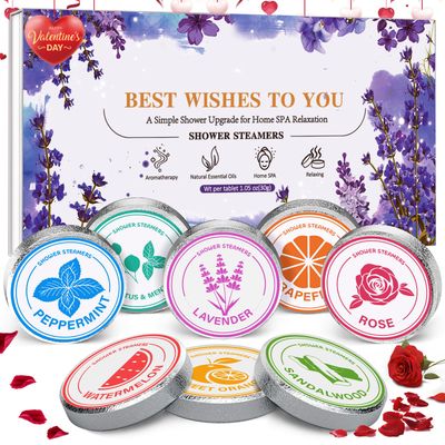 Valentines Day Gifts for Her Wife Himsanyi Shower Steamers Aromatherapy, SPA Gift Sets Birthday Easter Basket Stuffers Gifts for Adults Women Men Teens Girls Mom