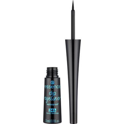 essence | Dip Eyeliner Waterproof 24H Longlasting | Deep Black Color, Precise &amp; Easy Application | Bold &amp; Natural Eye Make Up | Vegan, Cruelty Free &amp; Paraben Free