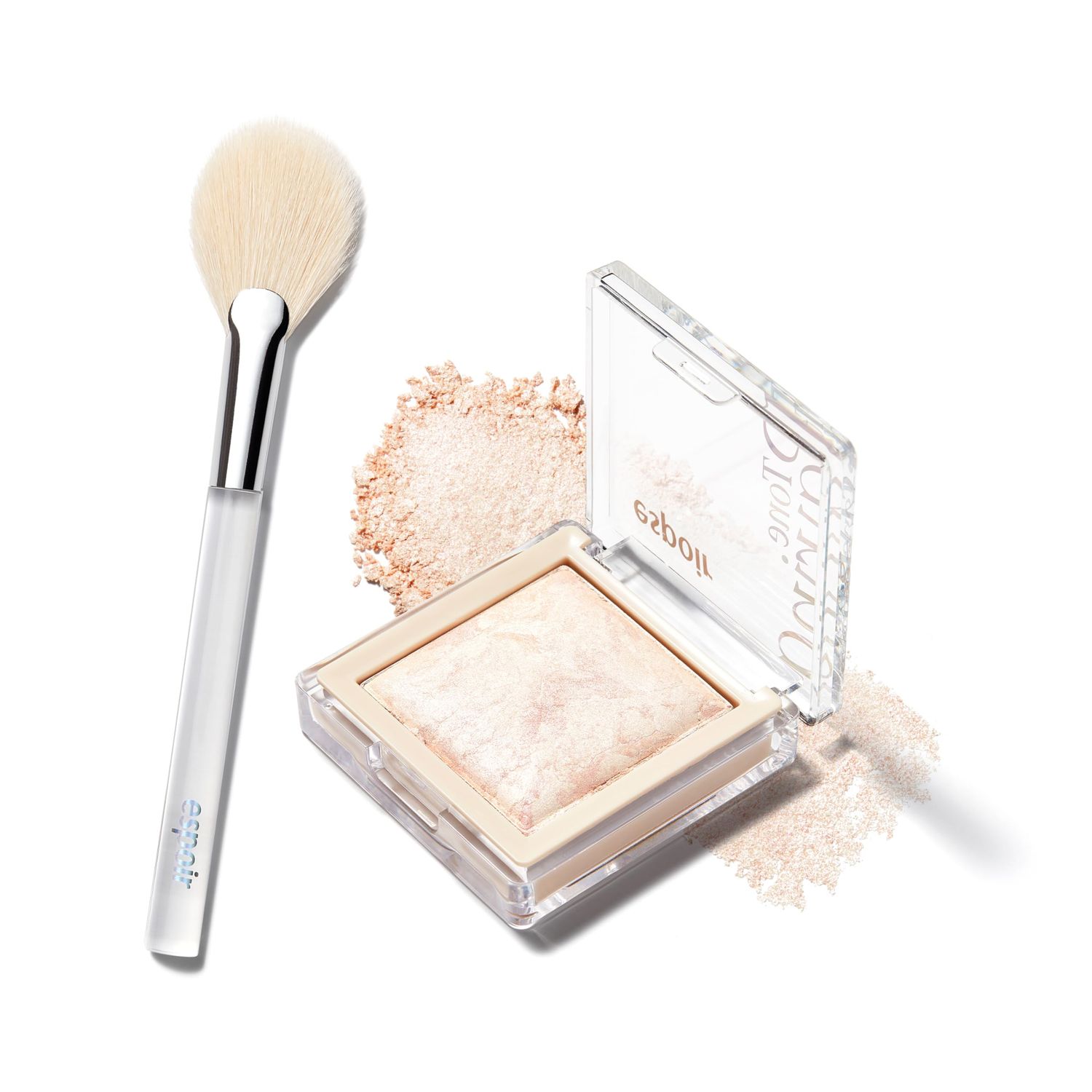 Espoir Tone Pairing Highlighter #Seashell 0.33 oz. (9.6 g)Subtle Glitters for Daily make up  3 color Shades Going Well with Various Skin Tones Sheering Makeup  Korean Beauty Costmetics