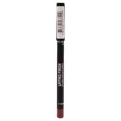 Rimmel Lasting Finish 8HR Soft Lip Liner Pencil - Vibrant, Blendable Formula to Lock Lipstick in Place for 8 Hours - 880 Wine, .04oz