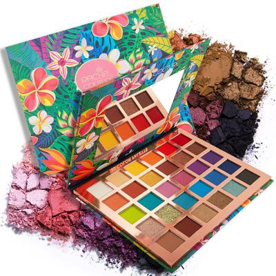 Rachel Couture Makeup Palette with Natural Ingredients &amp; Pure Pigments | Vegan &amp; Cruelty-Free | Infused with Natural Botanical Extracts - 30 Colors - Woodstock