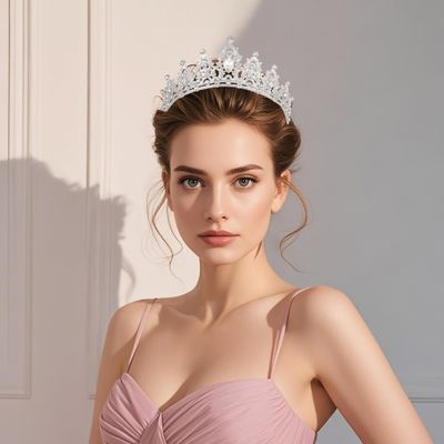 Kamirola - Silver Queen Crowns and Tiaras Princess Crowns for Women and Girls Crystal Headbands for Bridal, Princess for Wedding and Party