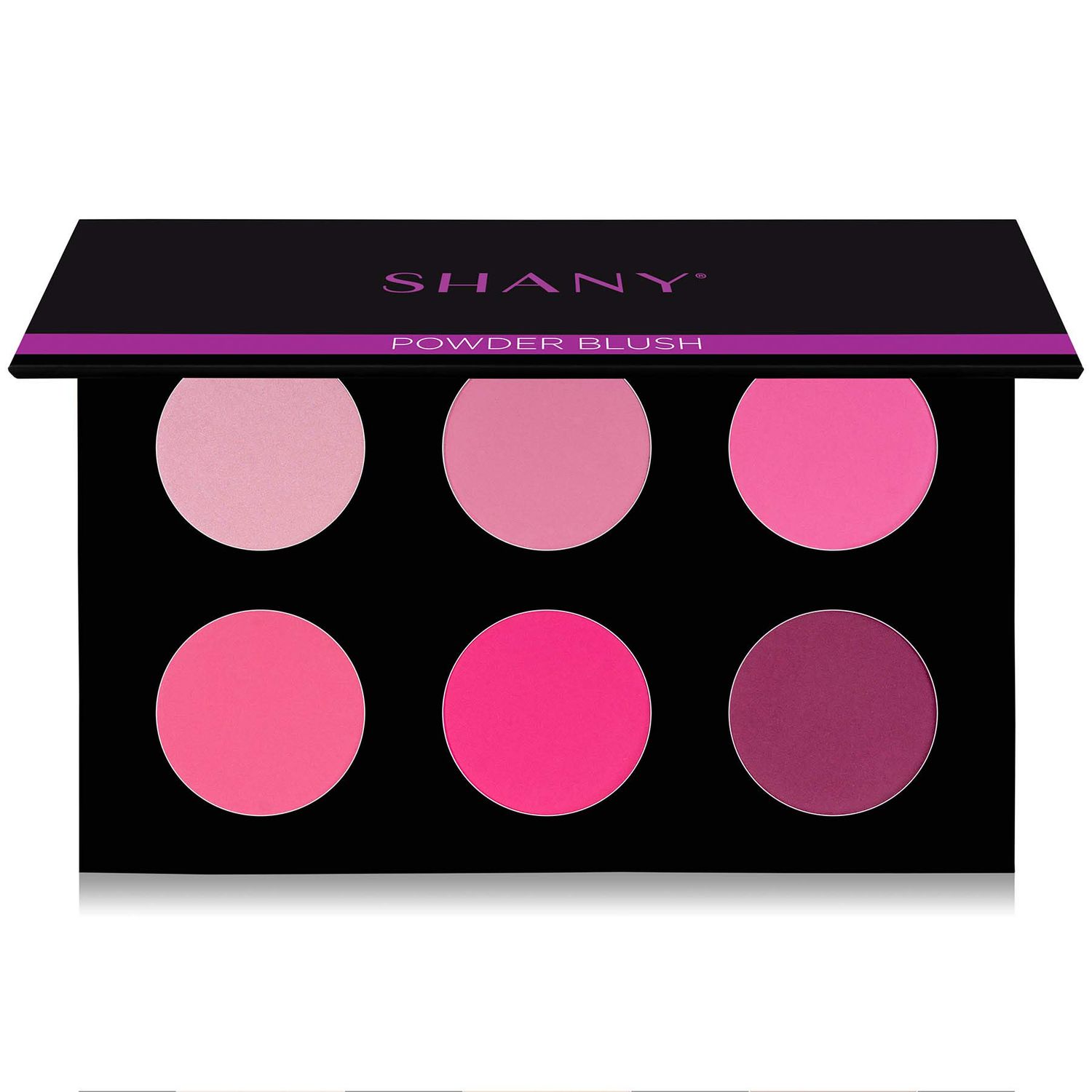 SHANY Shimmer &amp; Matte Cool-Toned Blush Palette - Layer 5 - Refill for the 6 Layer Mini Masterpiece Collection Makeup Set