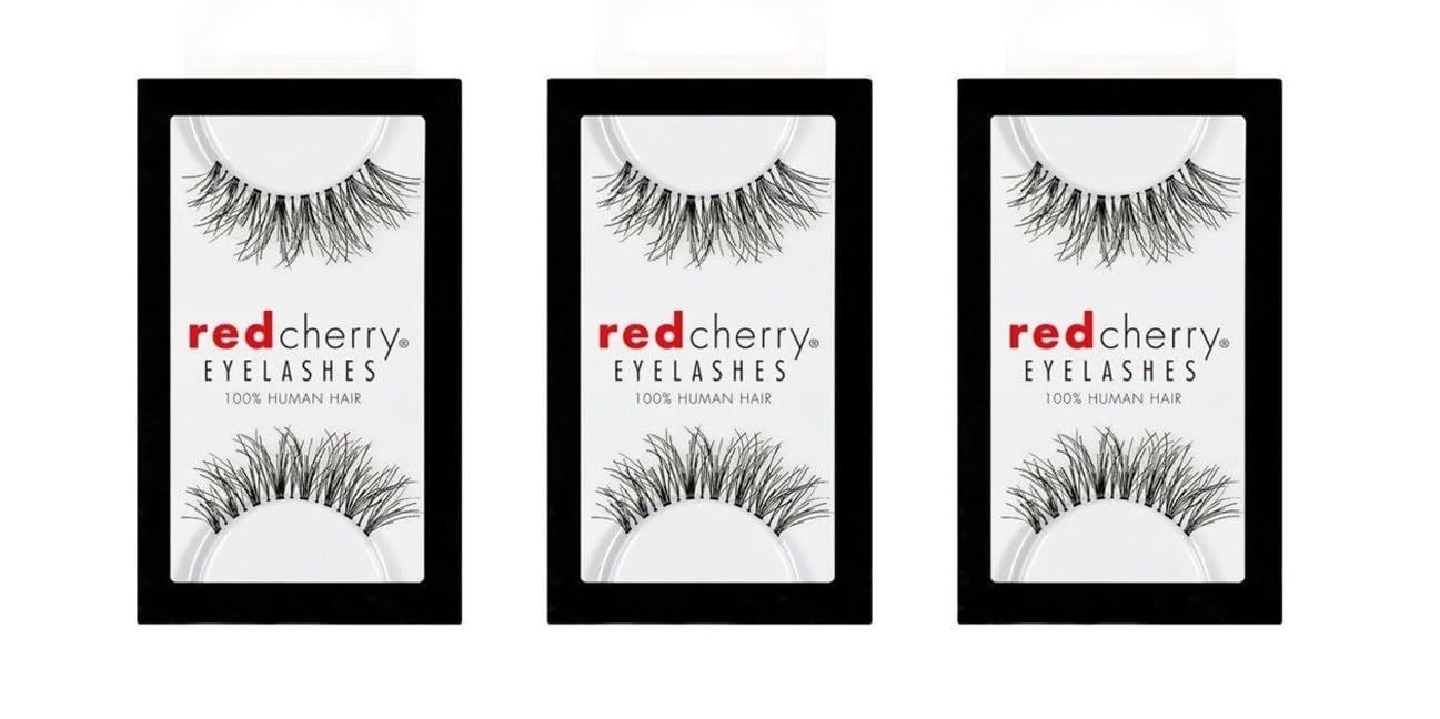 Red Cherry False Eyelashes #WSP (Pack of 3)