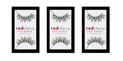 Red Cherry False Eyelashes #WSP (Pack of 3)