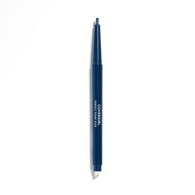 CoverGirl Perfect Point Plus Eyeliner Pencil, Midnight Blue, Long-Lasting, Versatile Navy Eyeliner, Soft Smudging Tip, No Sharpening Needed, Pack of 1