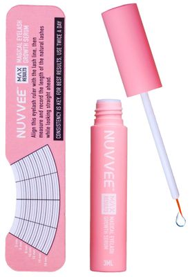 Nuvvee Lash Serum - Eyelash Serum for Longer, Thicker, Fuller-Looking Lashes - Enhancing Lash Roots - #1 Lash Growth Conditioning Serum