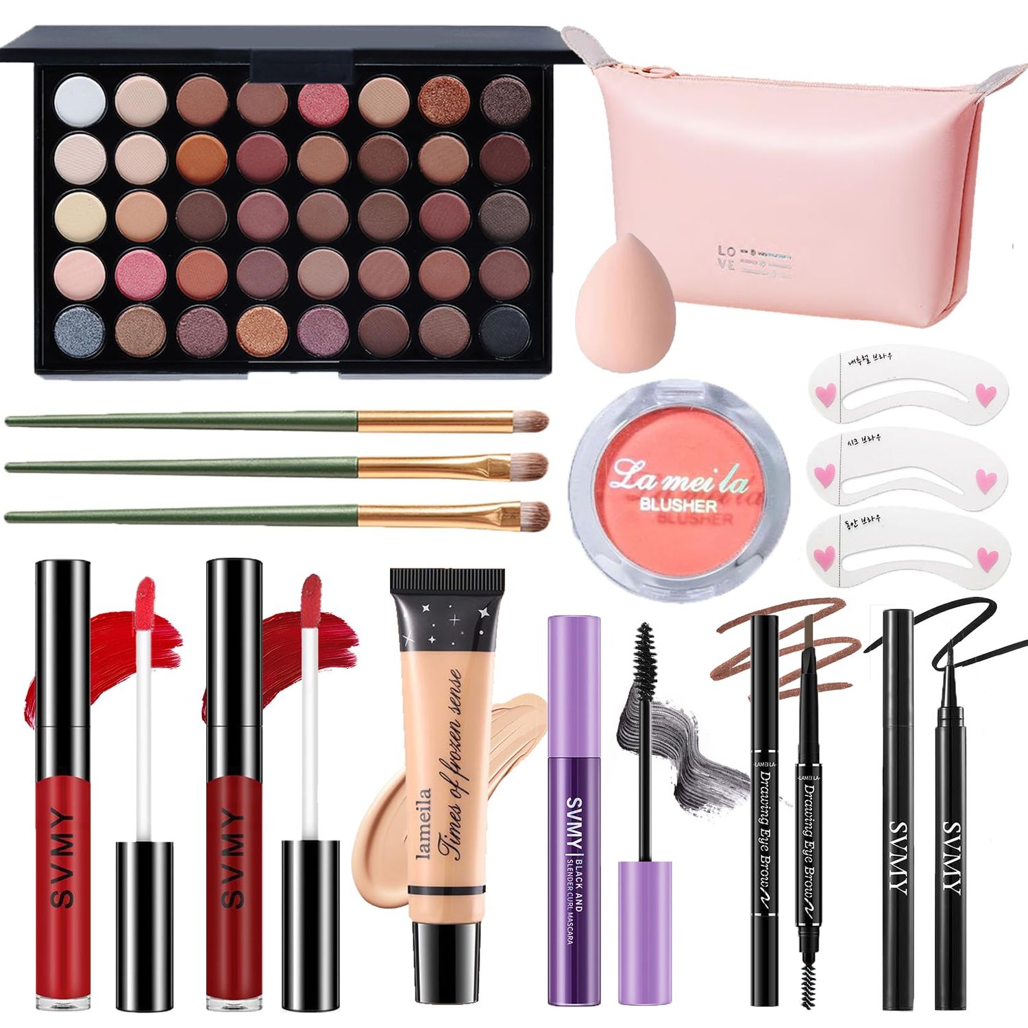 Makeup Set for Women, Makeup Full Kit for Beginners &amp; Professionals, Travel Makeup Set for Teens &amp; Adults, Makeup Gift Set for Girls, Eyeshadow Palette, Lip Gloss, Face Makeup, Eye Makeup