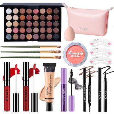 Makeup Set for Women, Makeup Full Kit for Beginners &amp; Professionals, Travel Makeup Set for Teens &amp; Adults, Makeup Gift Set for Girls, Eyeshadow Palette, Lip Gloss, Face Makeup, Eye Makeup