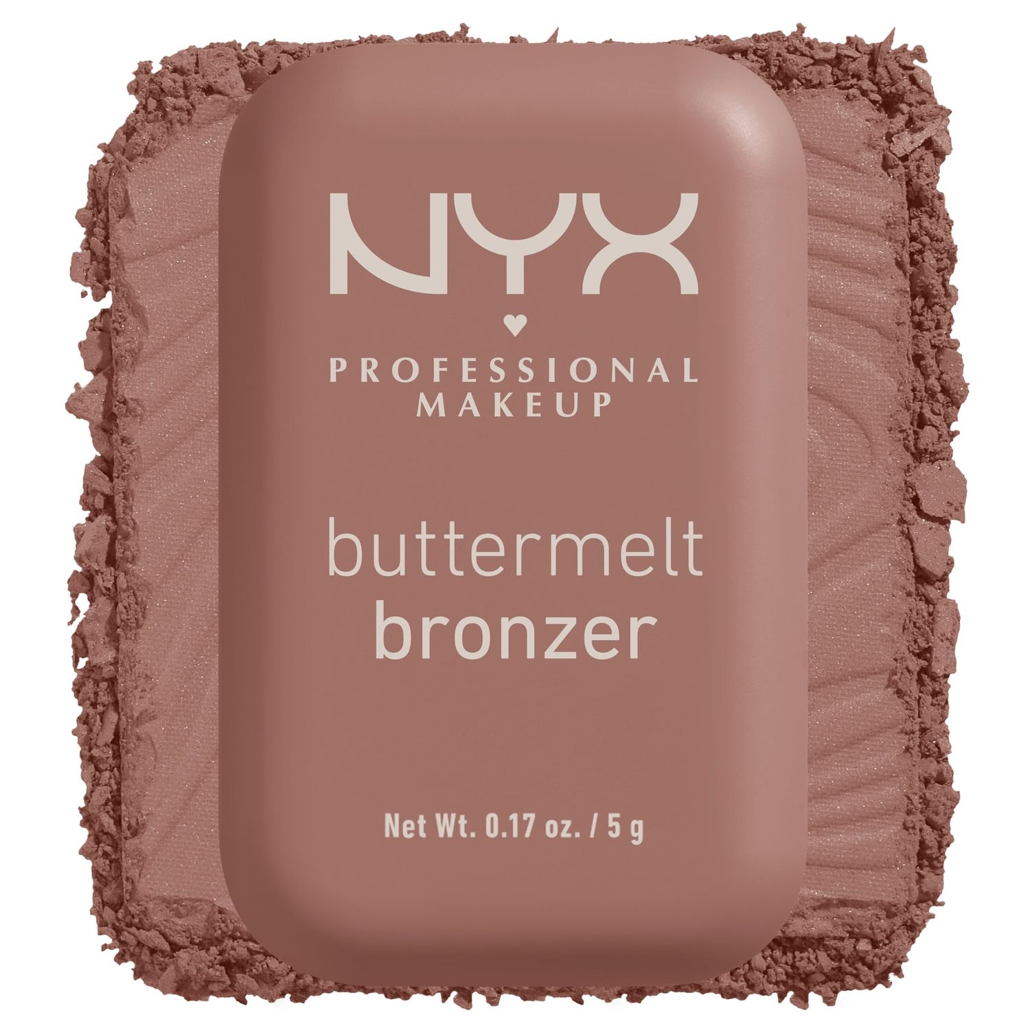 NYX PROFESSIONAL MAKEUP Matte Buttermelt Bronzer, Longwear Face Makeup with Up to 12 Hours of Wear, Vegan Formula - All Butta&#39;d Up