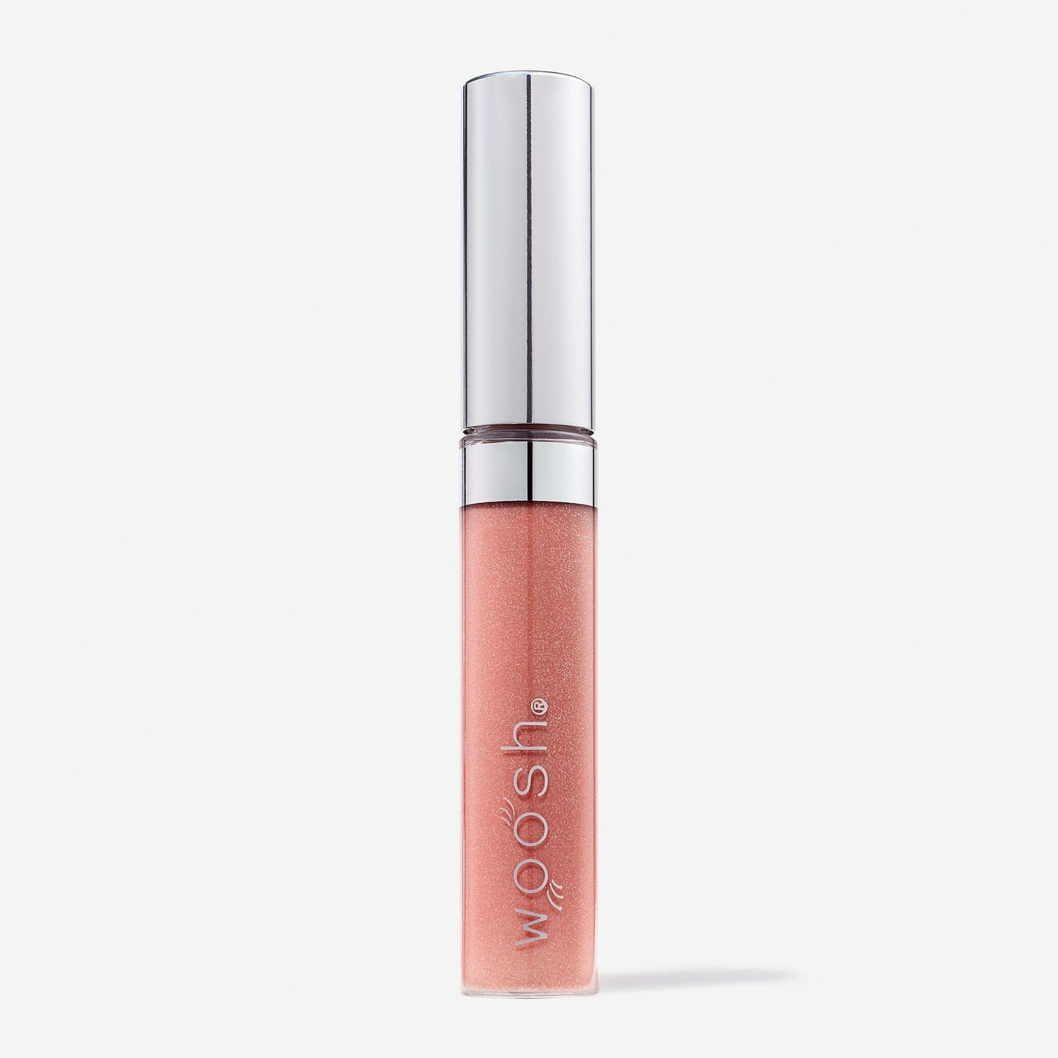 Woosh Beauty, Spin-On Lip Gloss, Hydrating Hyaluronic Acid &amp; Shea Butter, No Fine Lines, Shine Finish, Vegan &amp; Cruelty-Free - Veil
