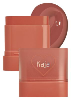 Kaja Dewy Bar - Creamy Multi-Stick Blusher &amp; Lip Balm, Korean Cream Blush Stick for Cheeks and Lips, 45% Moisturizing Oil, Apple Extract, Vitamin-Hyaluronic Acid Infused, 05 Cranberry Cooler,10g