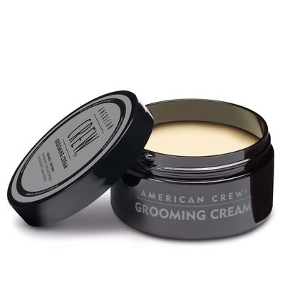 American Crew Men's Grooming Cream, Like Hair Gel with High Hold &amp; High Shine, 3 oz