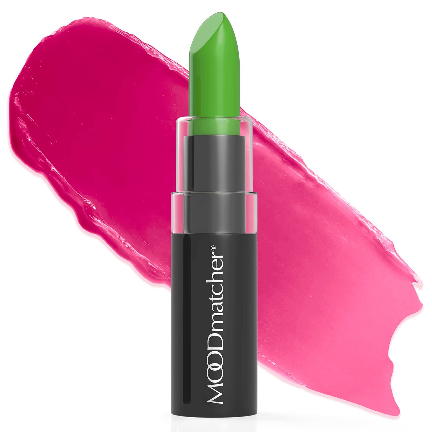 MOODmatcher Original Color Changing Lipstick - 12 Hours Long-Lasting, Moisturizing, Smudge-Proof, Glamorous Personalized Color, Premium Quality - Made in USA (Green)