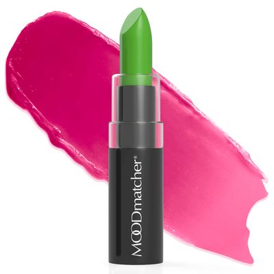 MOODmatcher Original Color Changing Lipstick - 12 Hours Long-Lasting, Moisturizing, Smudge-Proof, Glamorous Personalized Color, Premium Quality - Made in USA (Green)