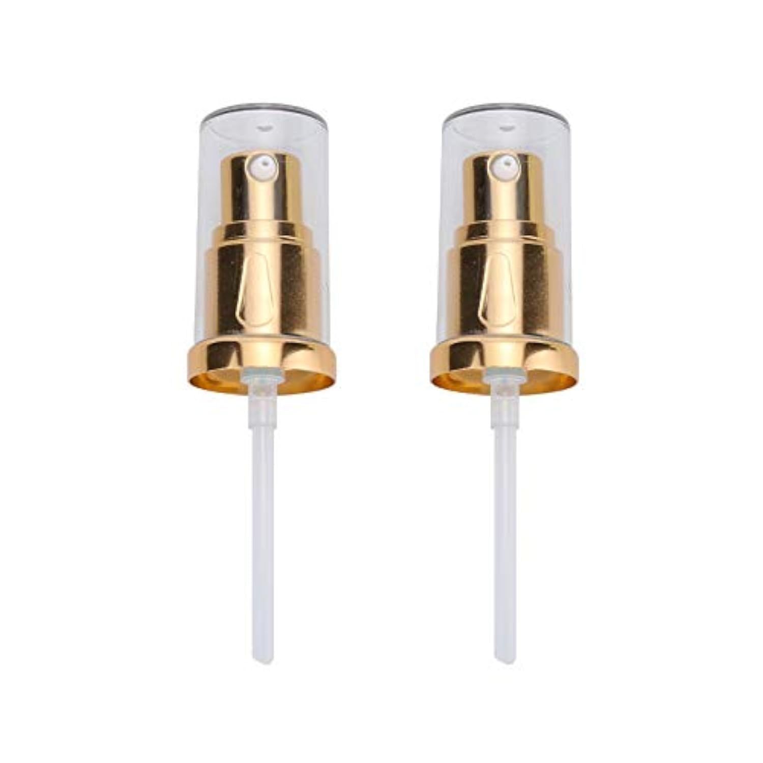Sohynca 2pcs Replacement Pump for Foundation Bottle Compatible with Both Double Wear and Mac(Gold Color)