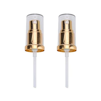 Sohynca 2pcs Replacement Pump for Foundation Bottle Compatible with Both Double Wear and Mac(Gold Color)