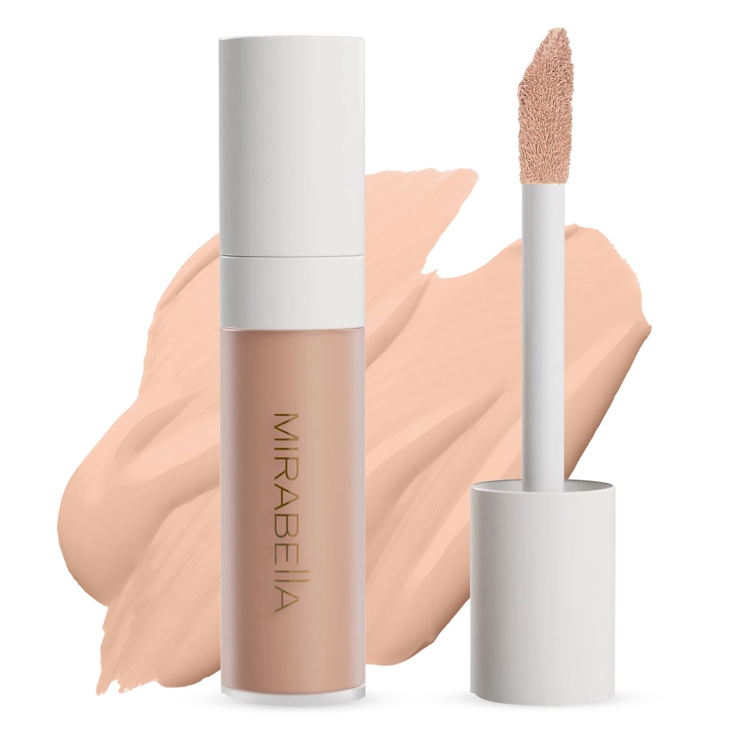 Mirabella Invincible For All Perfecting Under Eye Concealer Full Coverage - Hydrating Makeup Concealer for Dark Circles, Fine Lines &amp; Wrinkles wHyaluronic Acid - Light L90