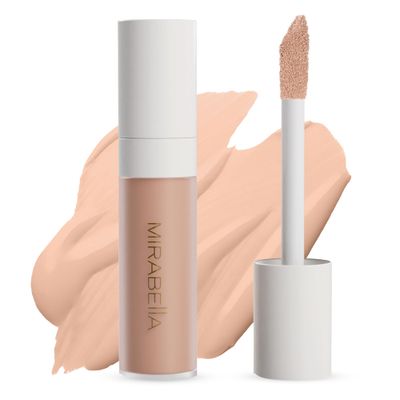 Mirabella Invincible For All Perfecting Under Eye Concealer Full Coverage - Hydrating Makeup Concealer for Dark Circles, Fine Lines &amp; Wrinkles wHyaluronic Acid - Light L90