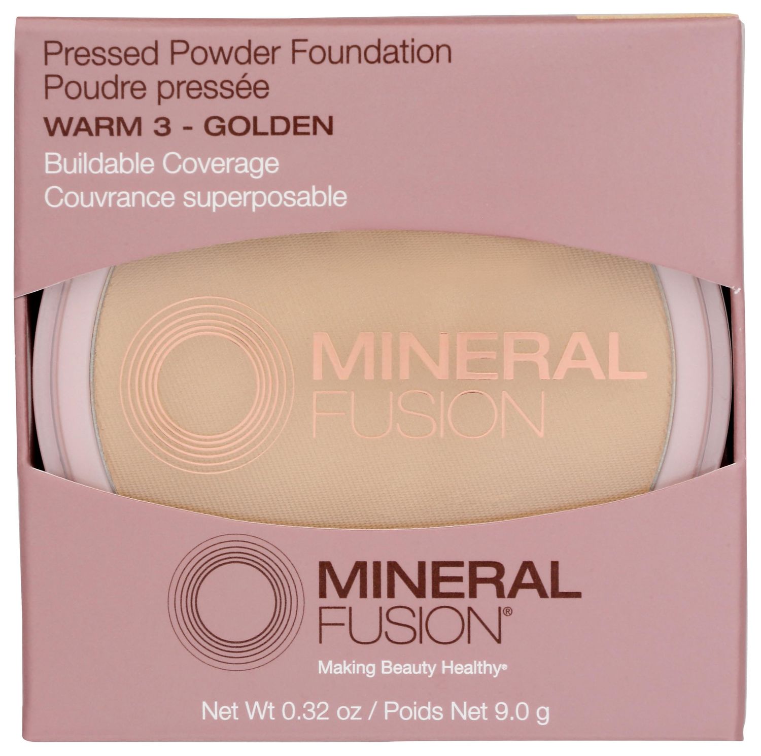 MINERAL FUSION Warm 3 Pressed Base, 0.32 OZ